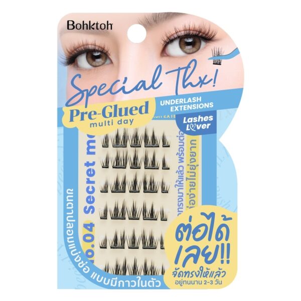 Bohktoh Special Thx Eyelashes 30pcs. 04 Secret Me Оригинал