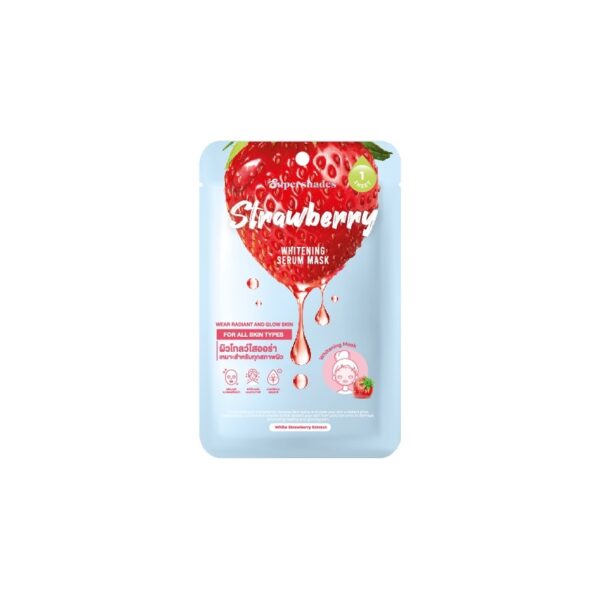 Supershades Strawberry Whitening Mask 1Pcs. Оригинал
