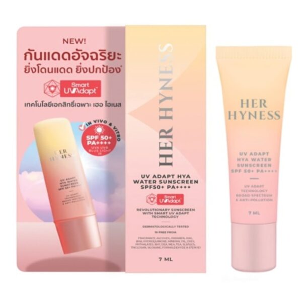 Her Hyness UV Adapt Hya Water Sunscreen SPF50+ PA++++ 7ml. Оригинал