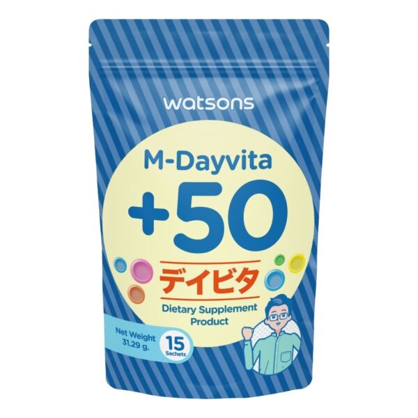 Watsons M-Dayvita +50 (Dietary Supplement Product) 15 Sachets Оригинал
