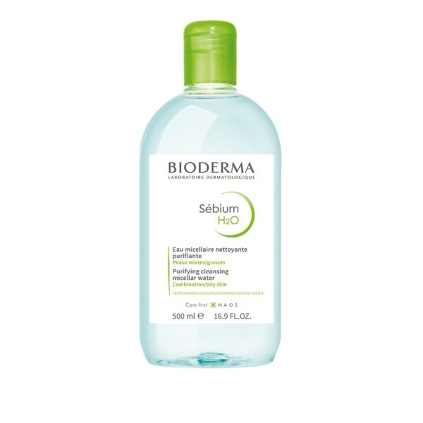 BIODERMA Sebium H2O Makeup Remover Cleansing Water 500 ml. Оригинал