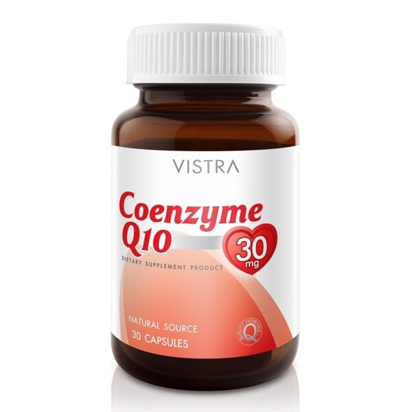 Vistra CoEnzyme Q10 30 mg. 30 Cap Оригинал