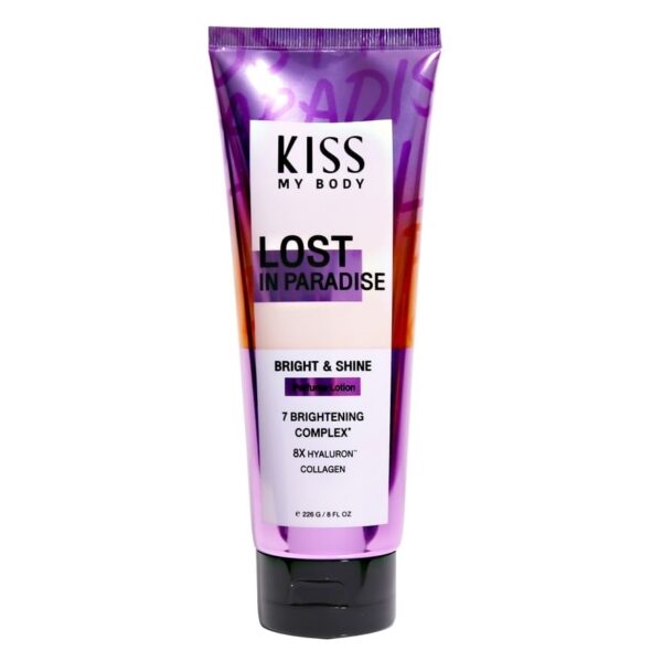 Kiss My Body Bright Shine Perfume Lotion Lost In Paradise 226 G. โลชั่นน้ำหอม Оригинал