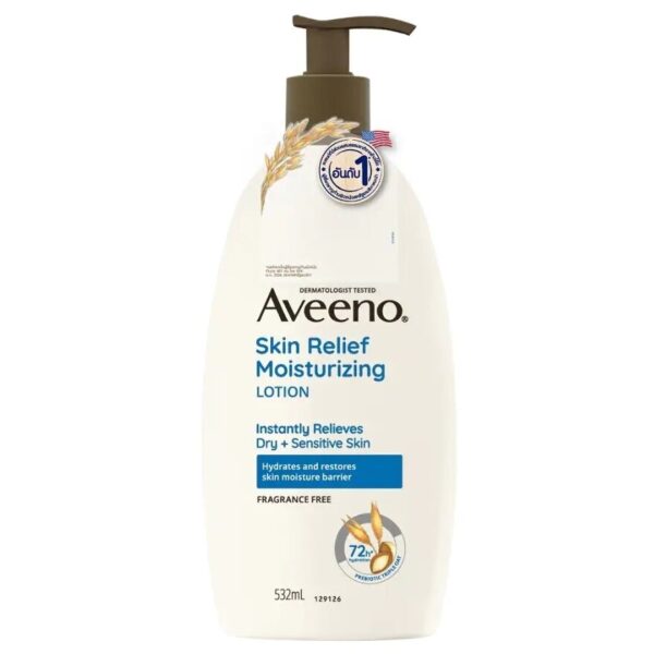 Aveeno Skin Relief Moisturizing Lotion 532 ml. Lotion for Sensitive  Very Dry Skin Оригинал