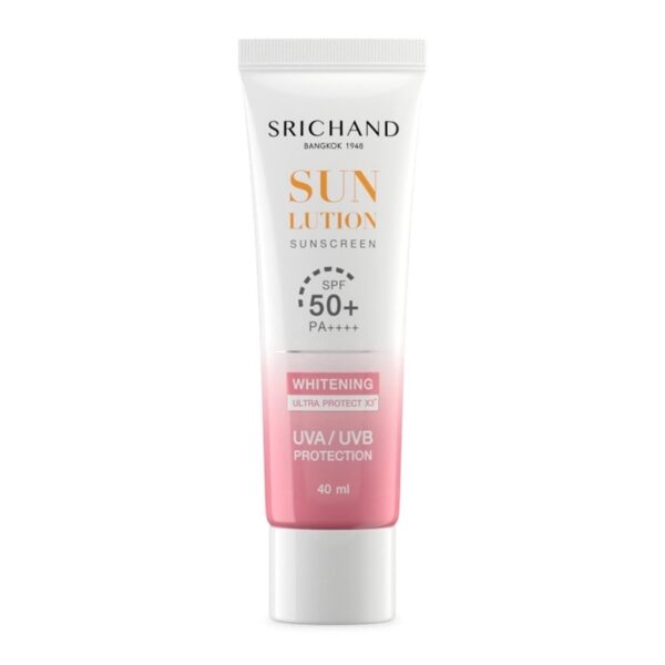 Srichand Sunlution Skin Whitening Sunscreen SPF50+ PA++++ 40ml. Оригинал