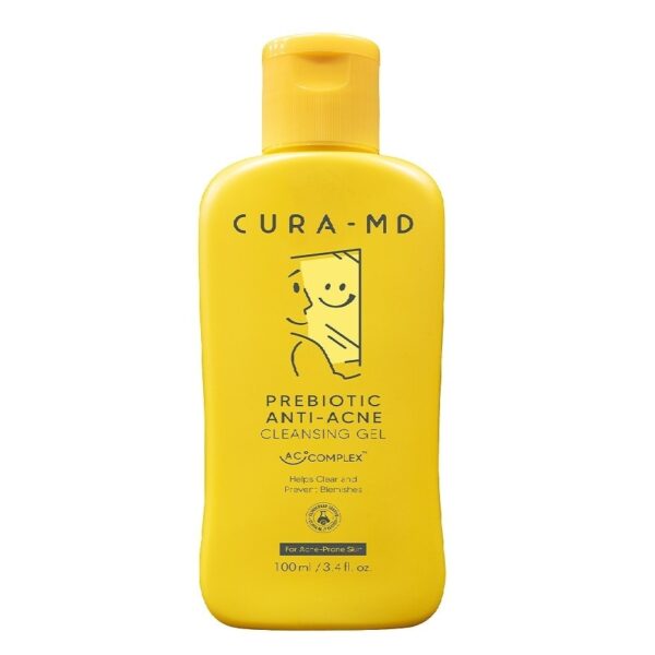 CURA-MD Prebiotic Anti-Acne Cleansing Gel 100 ml. Оригинал