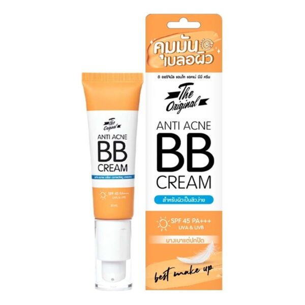 The Original Anti Acne BB Cream SPF45 PA+++ 30 Ml. รองพื้น สิว ผิวแพ้ง่าย Оригинал