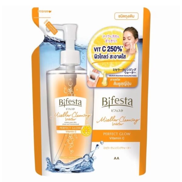 Bifesta Micellar Water Perfect Glow Refill 360 ml. Оригинал