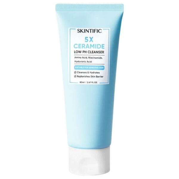 Skintific 5X Ceramide Low pH Cleanser 80 ml. Оригинал