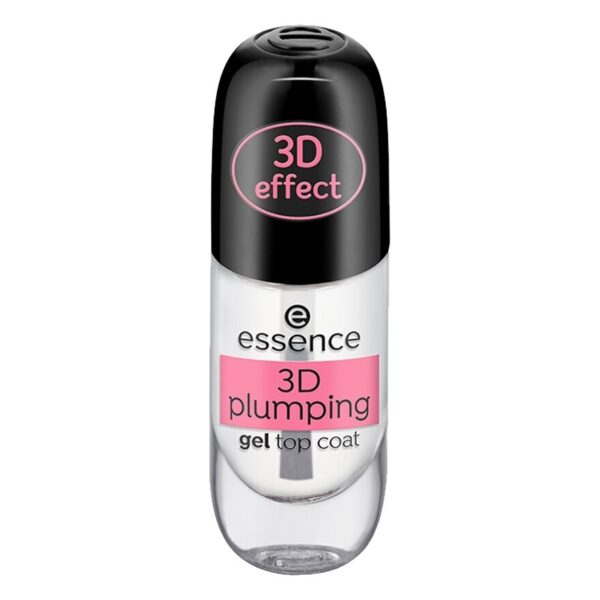 Essence 3D Plumping Gel Top CoatTransparent 8ml. Оригинал