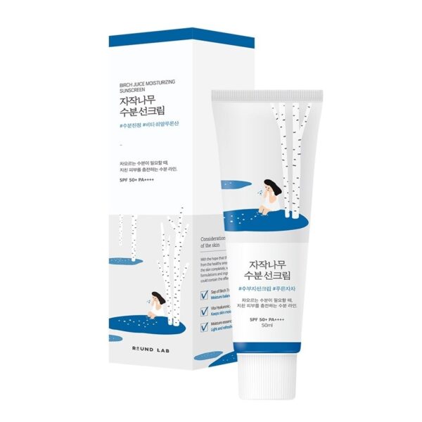 Round Lab Birch Juice Moisturizing Sunscreen SPF50+ PA++++ 50 ml. Оригинал