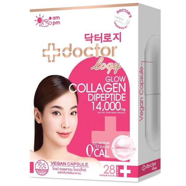Doctorlogy Glow Collagen Dipeptide 28 Capsules Оригинал