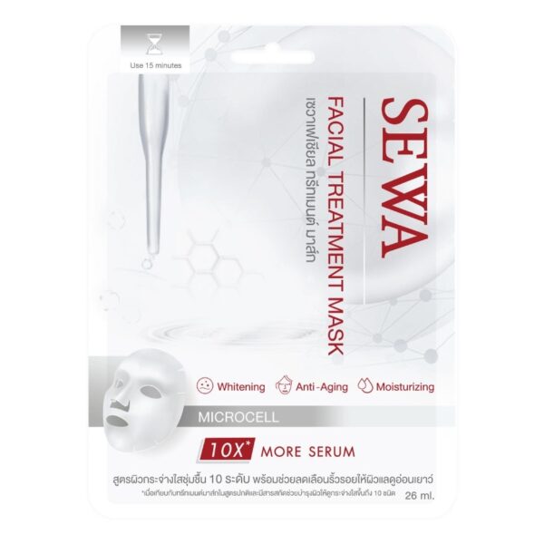 Sewa Facial Treatment Mask 1'S ผิวกระจ่างใส ชุ่มชื้น Оригинал