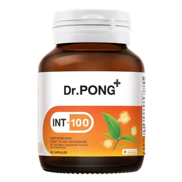 Dr.PONG INT-100 Dietary Supplement Product 30 Capsules Оригинал