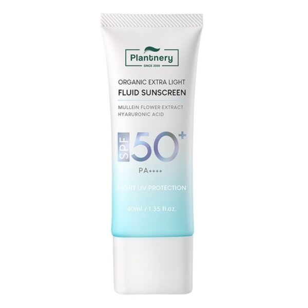 Plantnery Organic Extra Light Fluid Sunscreen SPF 50+ PA++++ 40 ml. Оригинал