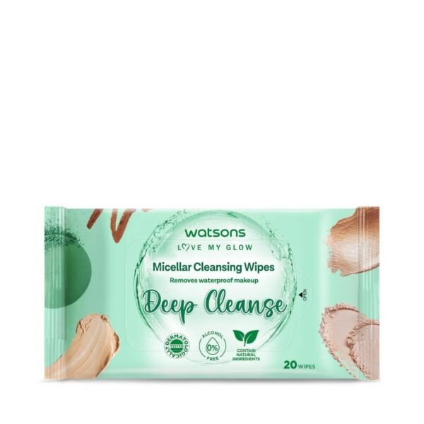 Watsons Micellar Cleansing Wipes Deep Cleans 20 wipes. Оригинал