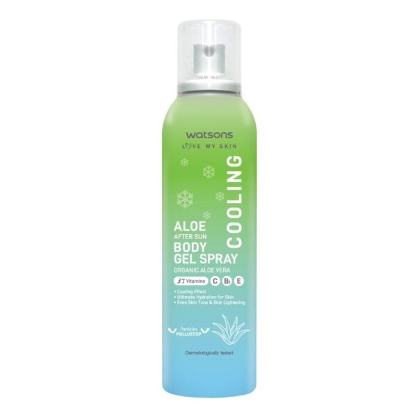 Watsons Love My Skin Cooling Aloe After Sun Body Gel Spray 90ml Оригинал