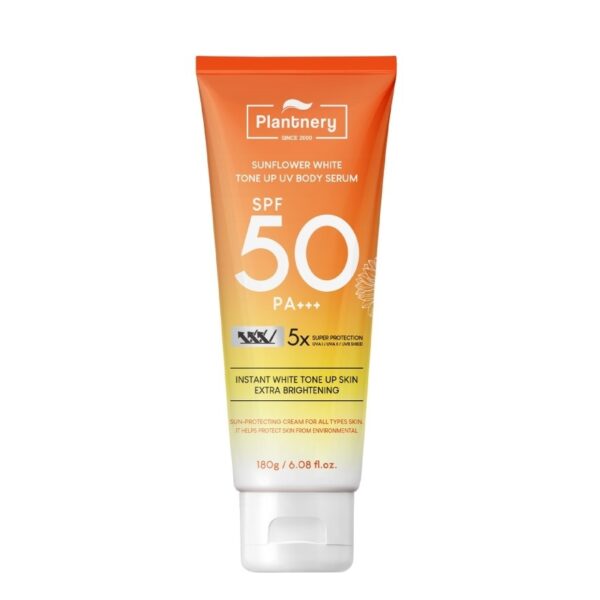 Plantnery Sunflower Tone Up UV Body Serum SPF 50 PA+++ 180 g. Оригинал