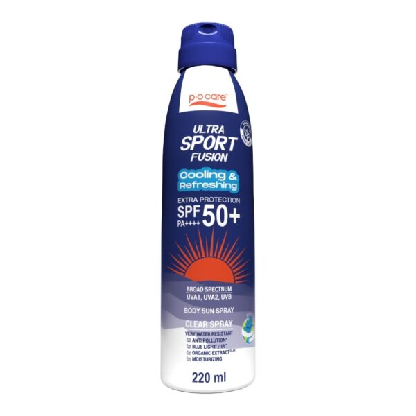 P.O.Care Ultrasport Fusion Clear Sun Spray SPF50+ PA++++ 220 Ml. Оригинал