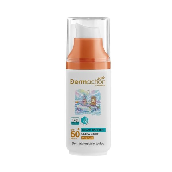 Dermaction Plus by Watsons Advanced Sun Solar Barrier Face Fluid SPF50+ PA++++ Оригинал