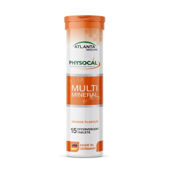 Atlanta Physocal Multi Mineral 15 Tablets Orange Flavor Оригинал